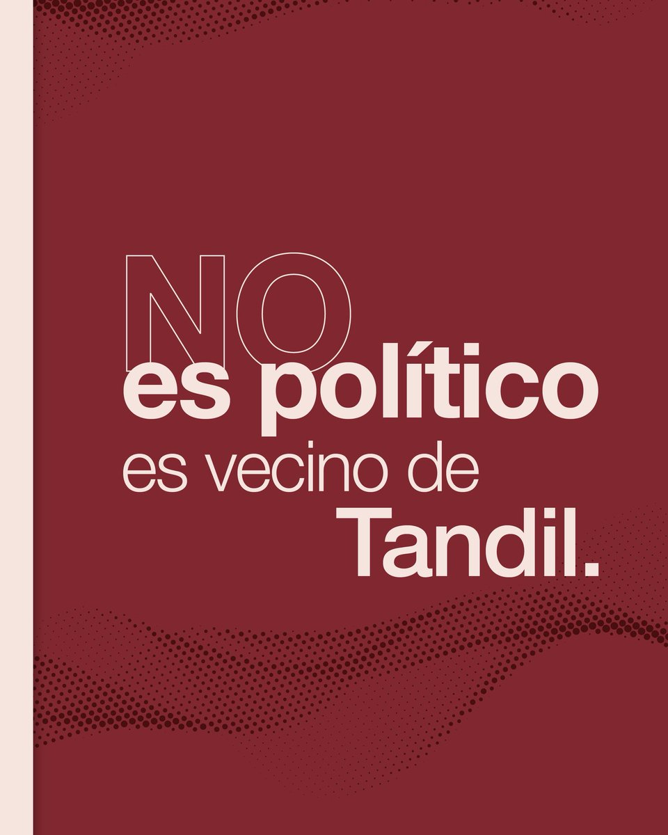 FabioMolinero's tweet image. Soy Fabio Molinero, de María Ignacia Vela y vivo en Tandil.
No vengo de la política: fui Ayudante Fiscal 20 años y vi lo que pasa cuando nadie se hace cargo.
Hoy soy candidato a senador provincial por la Quinta Sección.
No prometo, me hago cargo.

#Potencia2025 #Potencia
