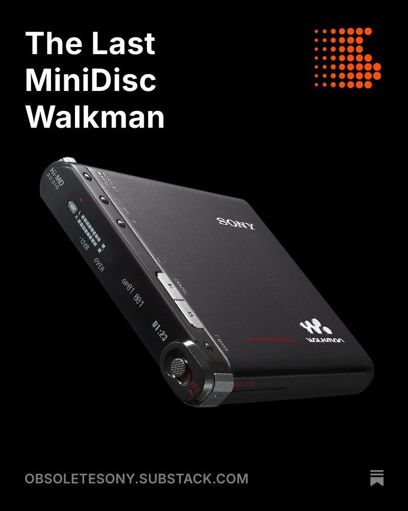 Learn how Sony closed the book on MD 🔗👇
Sub &amp; comment to win an ObsoleteSony MD tee