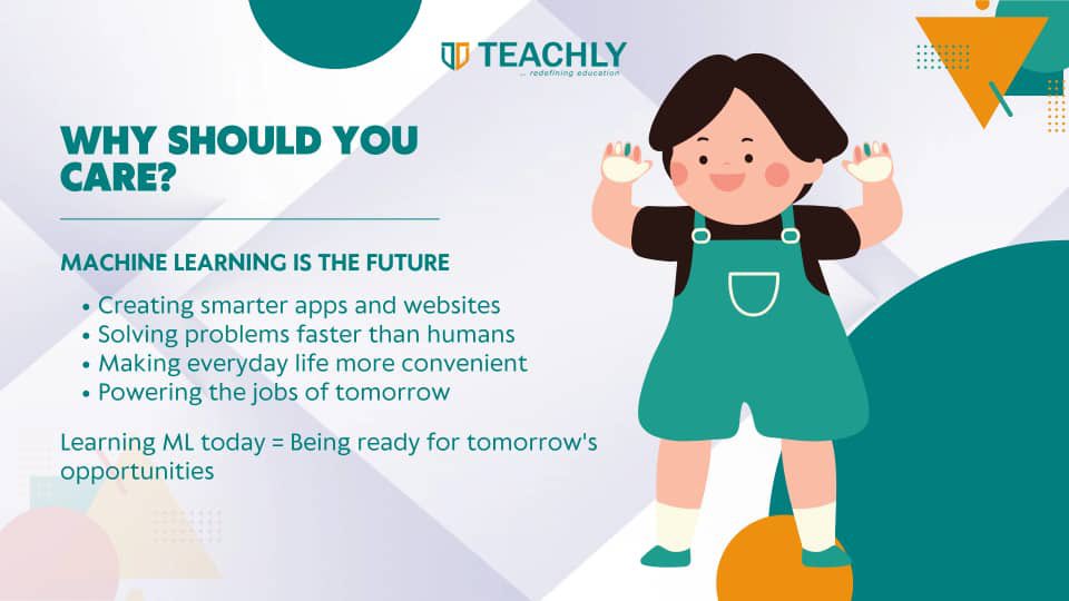 Teachlyedu's tweet photo. What do you think about ML? Or do you have more to input? Let’s hear from you 👇

#teachly #edtech #aiml #machinelearning #introductiontomachinelearning #fyp #foryoupage #viral #trending https://t.co/EXSGHh5Bfy