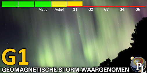 G1 - Kleine geomagnetische storm (Kp5)
Drempel bereikt: 19:16 UTC
Volg het live op spaceweather.live/l/kp
