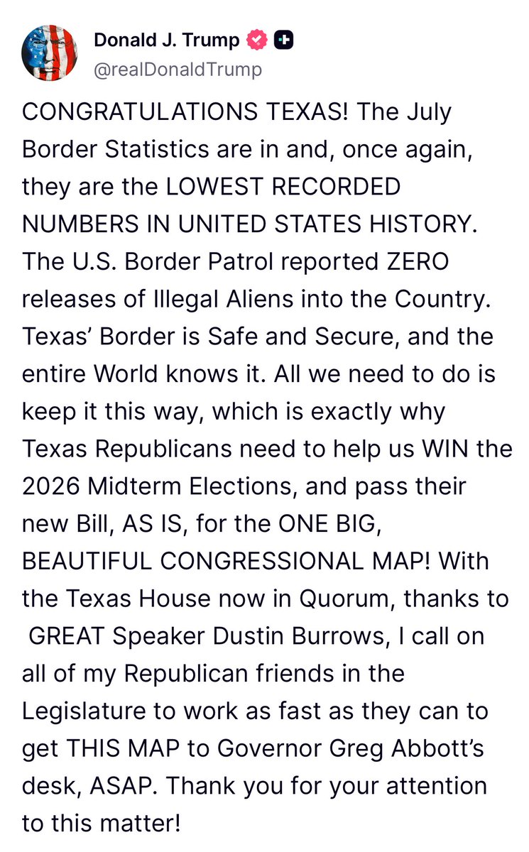 Cody Harris (@codyfortexas) on Twitter photo Well-deserved praise from President <a href="/realDonaldTrump/">Donald J. Trump</a> on Truth Social for Speaker <a href="/Burrows4TX/">Dustin Burrows</a>. Let’s get it done! #txlege Well-deserved praise from President <a href="/realDonaldTrump/">Donald J. Trump</a> on Truth Social for Speaker <a href="/Burrows4TX/">Dustin Burrows</a>. Let’s get it done! #txlege