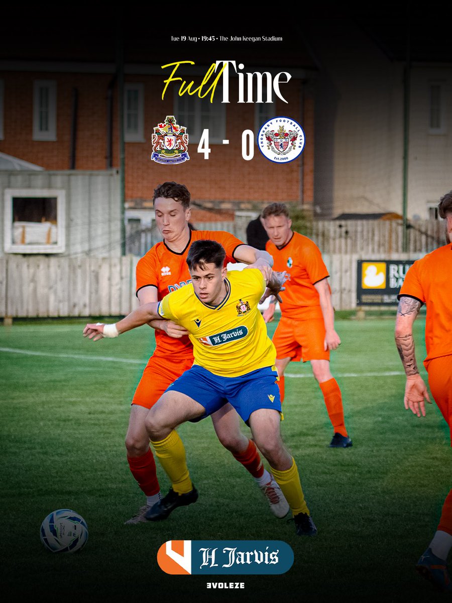 MarskeUnitedFC's tweet image. Full-Time: Marske United 4-0 Thornaby FC 

WHAT A WIN 🟡🔵

#UTM 💪