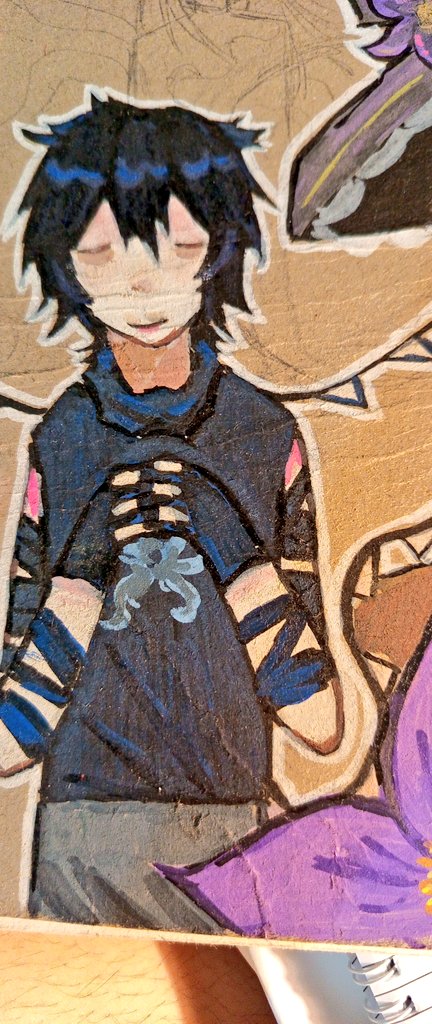 _dizzyplayer's tweet image. decorated my sketchbook !!! #forsaken