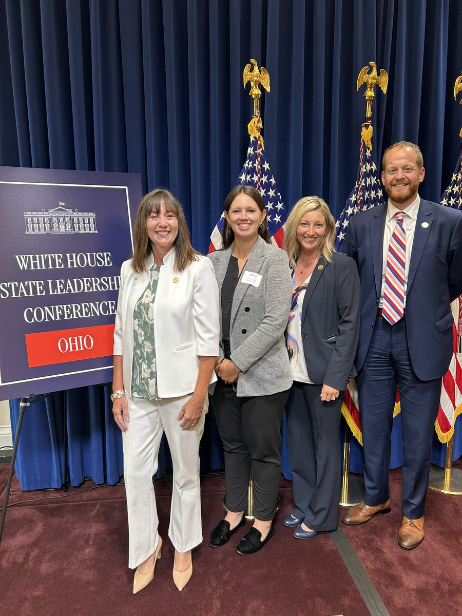 WorkmanforOhio's tweet photo. Honored to join my colleagues at the White House this week for the Ohio Leadership Conference. We’ve had a wide variety of impactful policy discussions with the Trump administration throughout the day - and a tour of the beautiful White House! https://t.co/1SBiXPJnR6