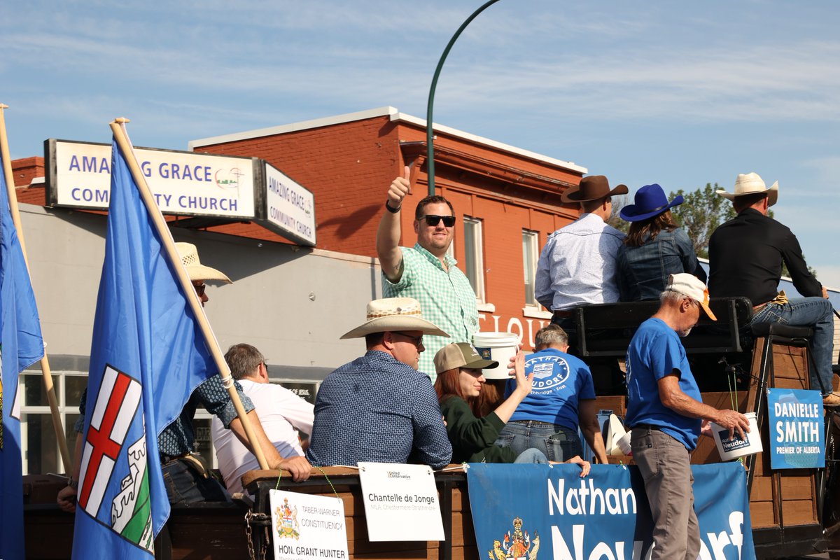 United Conservative Caucus (@ucpcaucus) on Twitter photo Whoop-Up Days are officially underway!
Premier <a href="/ABDanielleSmith/">Danielle Smith</a> , Lethbridge-East MLA <a href="/neudorf_ab/">Nathan Neudorf</a>, and our United Conservative MLAs greeted thousands of Albertans at this morning’s parade.
Thank you to everyone who attended! Whoop-Up Days are officially underway!
Premier <a href="/ABDanielleSmith/">Danielle Smith</a> , Lethbridge-East MLA <a href="/neudorf_ab/">Nathan Neudorf</a>, and our United Conservative MLAs greeted thousands of Albertans at this morning’s parade.
Thank you to everyone who attended!