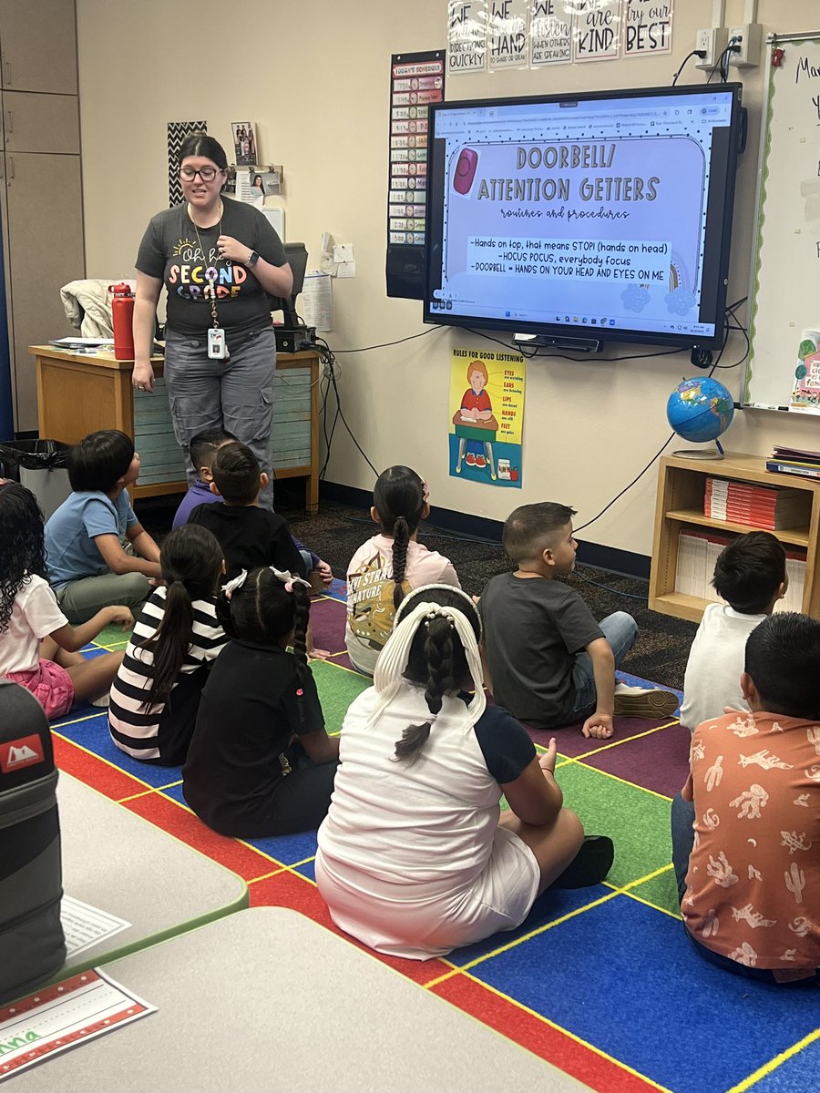 Bilingual_ESL's tweet photo. Teachers kicking off the first day by setting clear expectations and building a foundation for a safe, effective, and successful school year! πͺπ
#ExcellenceInAction #FirstDaySuccess
@Midland_ISD https://t.co/j5M6DIpUdr