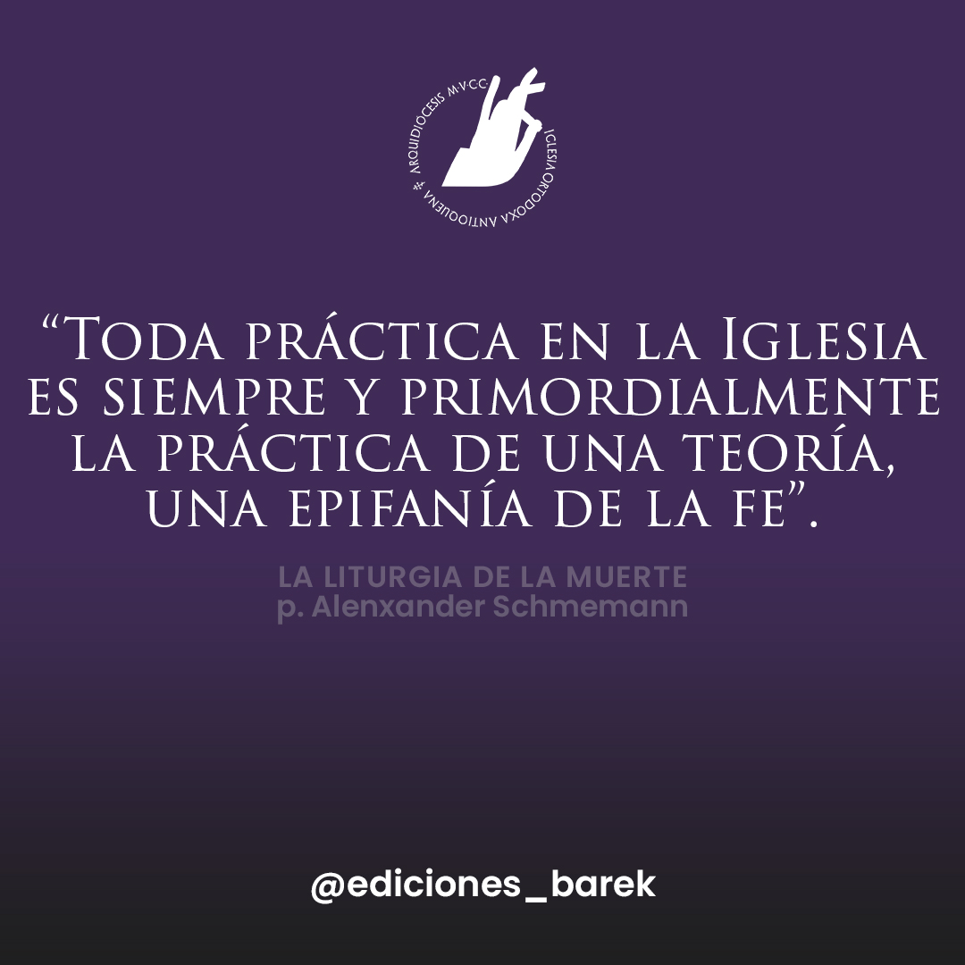 EdicionesBarek's tweet photo. 💜🛐 “La Liturgia de la Muerte”

📕📣 ¡LIBRO NUEVO!

☦️⚡️Alexander Schmemann

🇲🇽🔥 ¡Disponible próximamente en Mercado Libre MX!

#edicionesbarek #liturgiadelamuerte #alexanderschmemann #theliturgyofdeath #fatheralexanderschmemann #orthodoxy #spanish https://t.co/jXzxAyjKMm