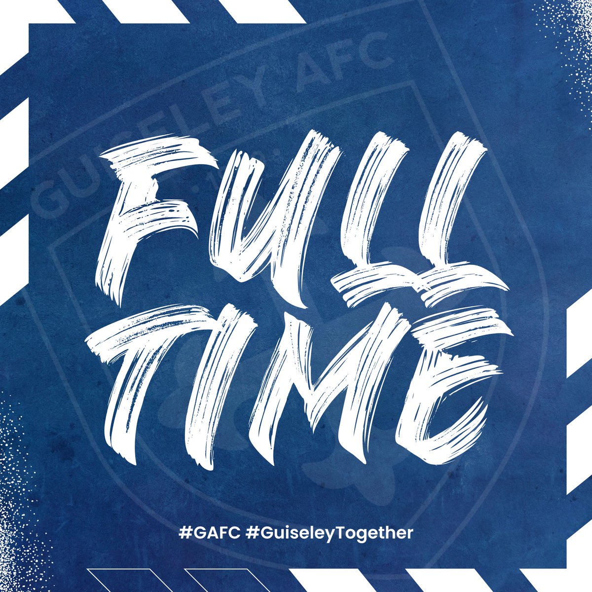 Full-time: Hyde United 0-2 Guiseley. Early goals from Joao Silva and John Lufudu wrap up a big three points, our first win at Hyde since 2012, safe journey home all! #GAFC