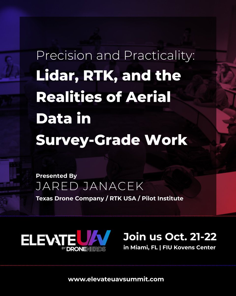 What’s real and what’s fluff in survey-grade aerial data?
Jared Janacek from Texas Drone Company, RTK USA, and Pilot Institute will cover lidar, RTK, and setting client expectations in the age of overpromised accuracy.
👉 Save your spot at hubs.li/Q03DspC60