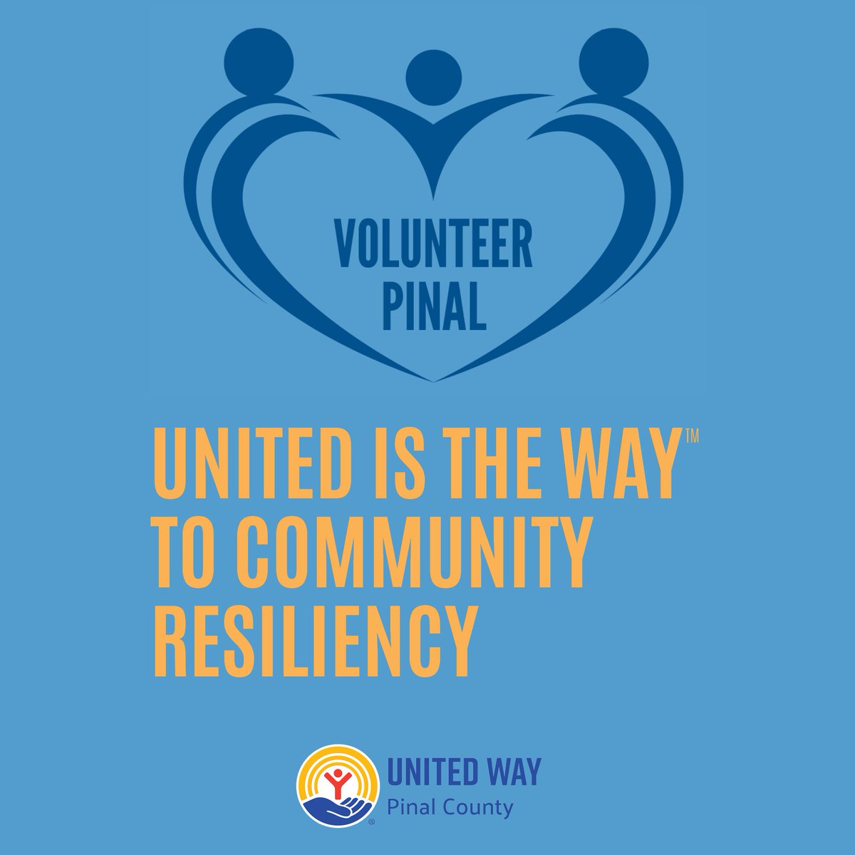 Connect with volunteer opportunities across Pinal County on volunteerpinal.org

Sign up for free to get alerted when a volunteer need matches your interests and location.

Organizations can list their volunteer needs &amp; events at no cost.

Get Started: volunteerpinal.org