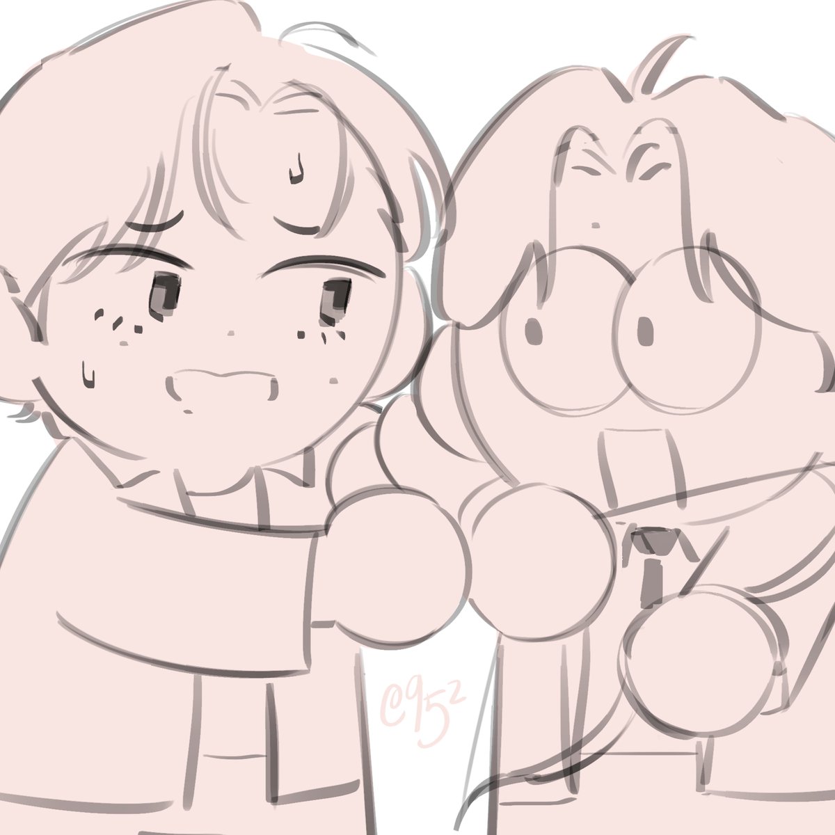 95z_supremacy's tweet image. Let me help - 🐯🐥

Real vmin came home and so did fictional vmin. Never kys guys 🚬

#VMIN #VminCupidAU #vminfanart #VMINAU