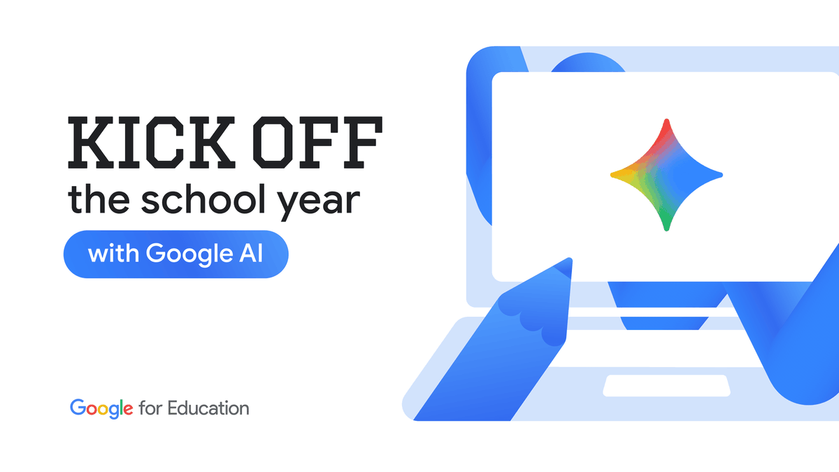 Google for Education (@googleforedu) on Twitter photo New school year, new prepared you! The โGet Started with Google AI in K12โ course explores how to use <a href="/GeminiApp/">Google Gemini App</a> as your assistant for all those everyday tasks. By the end you'll be prepared to tackle the school year with a powerful new tool: goo.gle/3UBmbOQ #BackToSchool New school year, new prepared you! The โGet Started with Google AI in K12โ course explores how to use <a href="/GeminiApp/">Google Gemini App</a> as your assistant for all those everyday tasks. By the end you'll be prepared to tackle the school year with a powerful new tool: goo.gle/3UBmbOQ #BackToSchool
