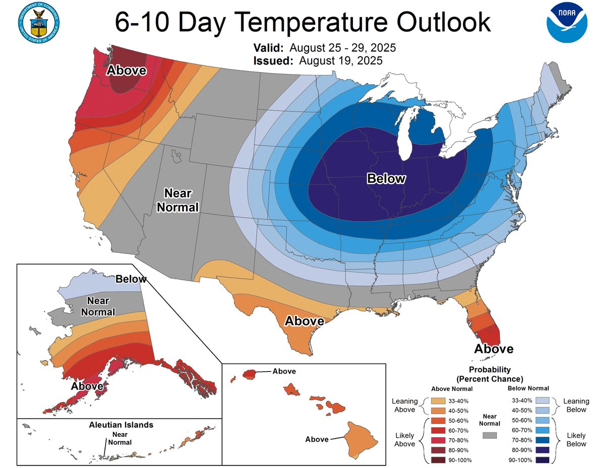 Justin McKee (@justinmckeewx) on Twitter photo "Cooler" weather by August standards inbound next week. Lows in the 50s and highs in the 70s could be on the table in NC. Avg high/low for next week is 87/68 for perspective. #ncwx "Cooler" weather by August standards inbound next week. Lows in the 50s and highs in the 70s could be on the table in NC. Avg high/low for next week is 87/68 for perspective. #ncwx