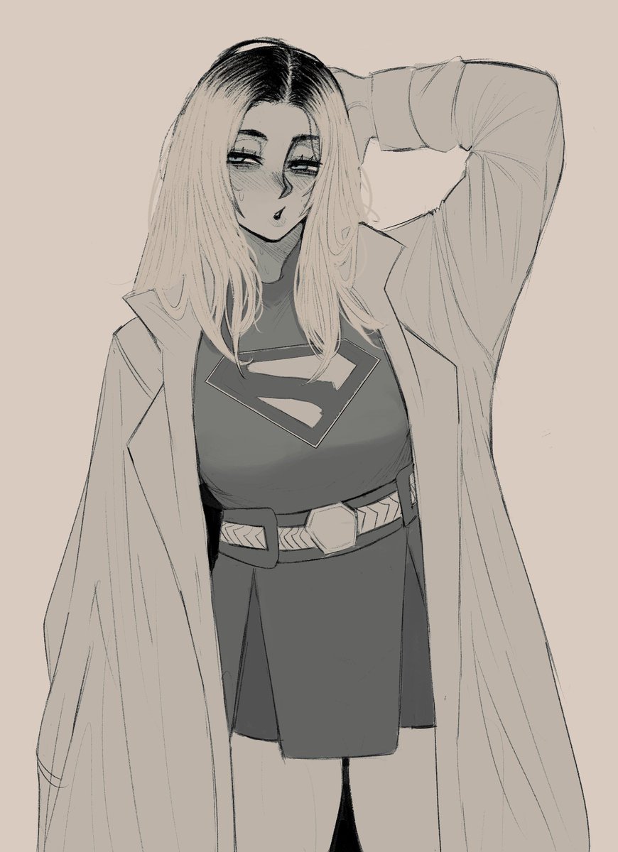 Super girl doodle