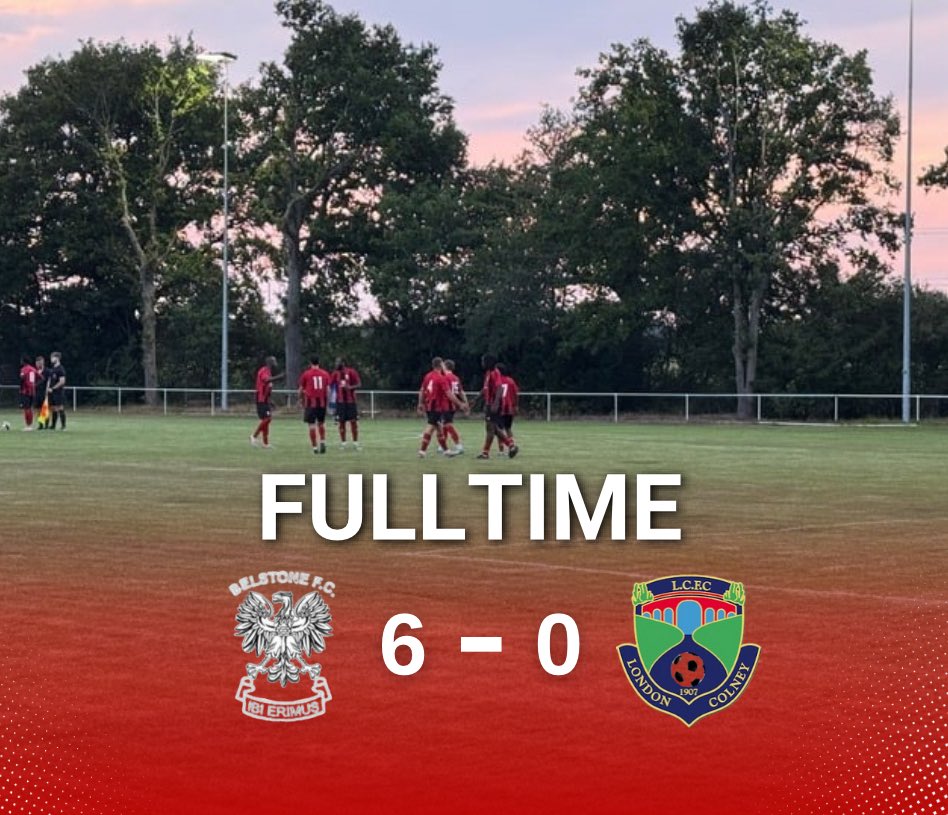 Belstone FC First (@belstonefcfirst) on Twitter photo Full Time βΉοΈ
Six of the best. 
Straight forward home victory this evening. 
Goals from, Ajayi x2 Fordjour x2 Henry & Asam seal the 3 points.
#UpTheBels Full Time βΉοΈ
Six of the best. 
Straight forward home victory this evening. 
Goals from, Ajayi x2 Fordjour x2 Henry & Asam seal the 3 points.
#UpTheBels