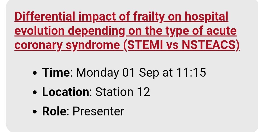 Getting closer to #ESCCongress.
Our Cardiology Service will contribute with several abstracts.
Below, the ones that will be presented by <a href="/franbuendia97/">Francisco Buendia Santiago</a> <a href="/ameseguer97/">Antonio Meseguer</a> <a href="/Area2Cartagena/">@Area2Cartagena</a> <a href="/PatonRubio/">Ramón Rubio Patón</a> <a href="/sedes_jose/">José Sedes Romero</a> <a href="/SMurCardio/">Sociedad Murciana de Cardiología</a> <a href="/Cardiogarcia/">José García Gómez</a> <a href="/Doctorabellan/">José Abellán</a> <a href="/J_M_Andreu/">JM Andreu Cayuelas</a> <a href="/_rMarmol_/">Rosario Mármol</a> <a href="/DrDau3/">Derek Dau, M.D, Ph.D</a>
