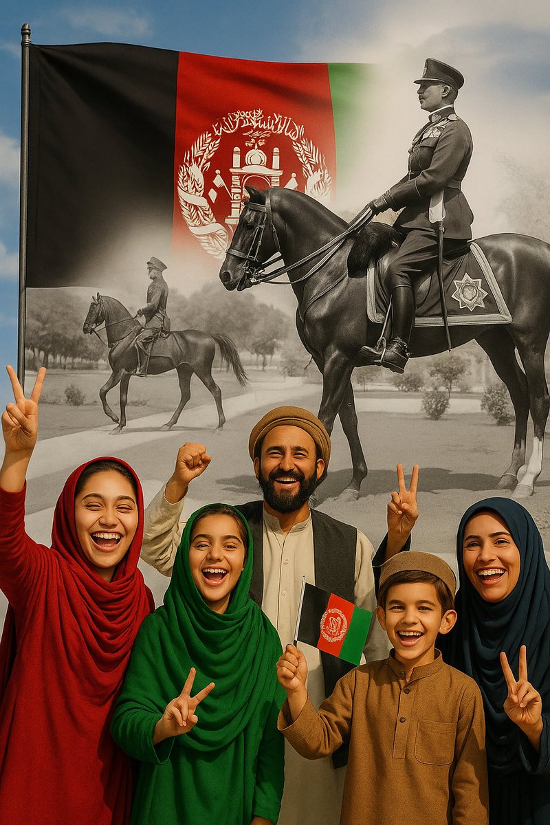 QaisAtal's tweet image. Happy Independence Day, Afghanistan! 🇦🇫✨ On this 19th of August, we honor the sacrifices, resilience, and hope of our nation.

#AfghanistanIndependenceDay #19August #JashnEIstiqlal #Afghanistan #LetAfghanGirllearn #Afghanwomen