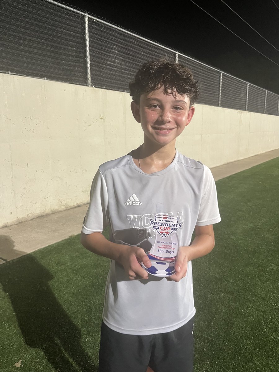 wcwaasoccer's tweet photo. Big congratulations to Frankie Caleca and John Lloyd on their selection to the @USYouthSoccer National Presidents Cup Best XI for the U13 boys division. Way to represent @wcwaasoccer and @NCYouthSoccer at the national level! Show them some love! #wcwaasoccer https://t.co/yGLvdSxlXO