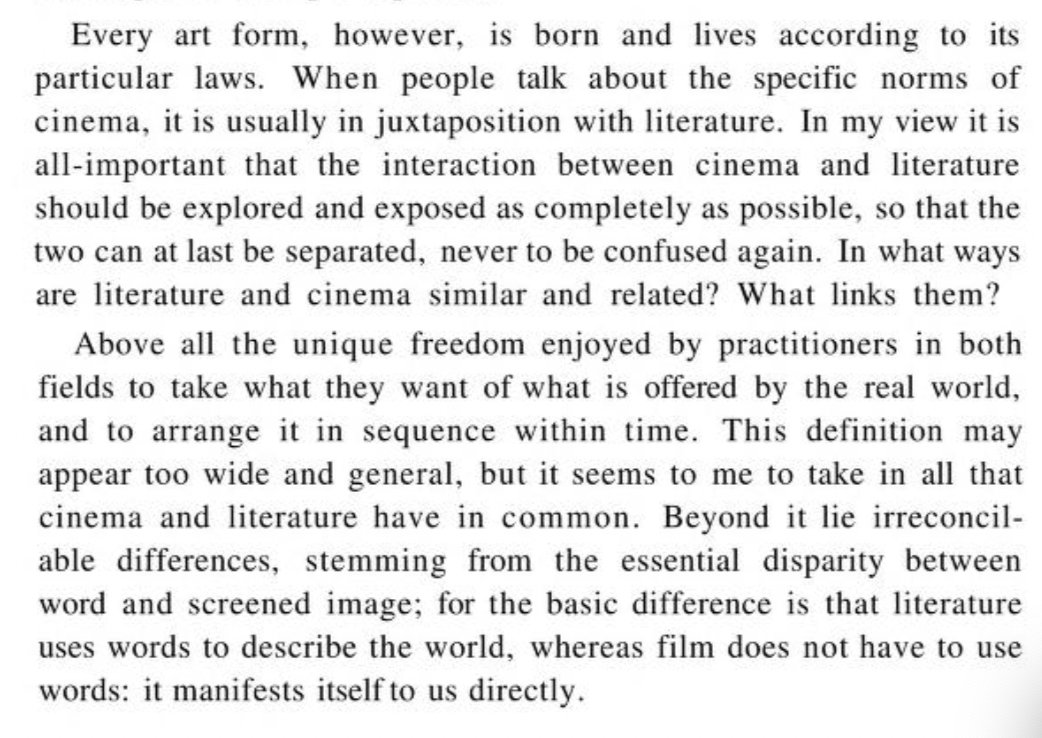 From Andrei Tarkovsky: Sculpting in Time