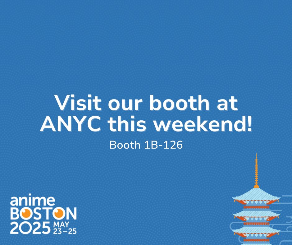 Attention New Yorkers! We will be at Anime NYC this weekend - Please stop by our booth 1B-126 in the gaming &amp; community hall. 
#AnimeNYC #ANYC #AnimeBoston #AB2026 #NewYork #Boston