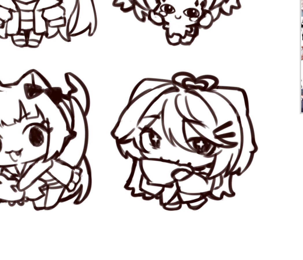 ginga_elyka's tweet photo. i think i might seriously throw hands if someone mistook my naoko chibi again as agnes tachyon or that one fuckin vtuber https://t.co/Uvr09Pf9Rb