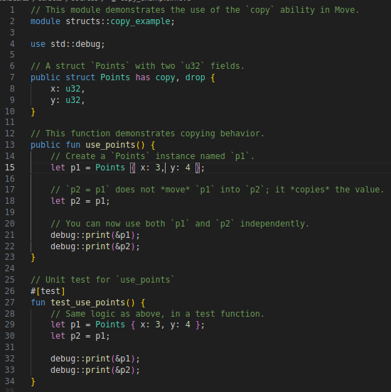 SmallyPauls's tweet photo. Sui Move Devs:

Know your struct abilities
🔁copy: reuse struct w/o move
🗑 drop: discard safely
🧱store: store in global state
🔑key: publish as on-chain object
Master these and you master Move 🧙‍♂️
 @ADAMUR_R
@SuiNetworkKE
@SuiNetwork 
#Sui #MoveLang #Web3Dev #NightsOfCode https://t.co/aEx5JnAK74