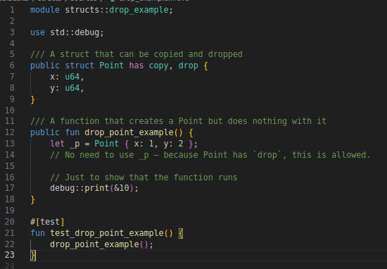SmallyPauls's tweet photo. Sui Move Devs:

Know your struct abilities
🔁copy: reuse struct w/o move
🗑 drop: discard safely
🧱store: store in global state
🔑key: publish as on-chain object
Master these and you master Move 🧙‍♂️
 @ADAMUR_R
@SuiNetworkKE
@SuiNetwork 
#Sui #MoveLang #Web3Dev #NightsOfCode https://t.co/aEx5JnAK74