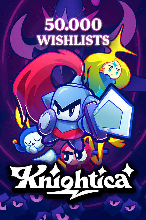 🎉 50,000 wishlists?! You all are incredible💥
Huge thanks to everyone supporting Knightica!
If you haven't try it yet 👉 store.steampowered.com/app/3886520/Kn…

#gamedev #indiegames #wishlistnow