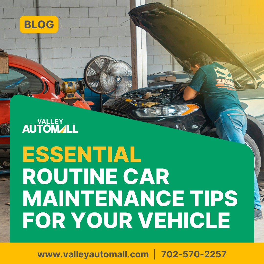 Check out our latest blog for essential routine car maintenance tips to keep your vehicle in top shape &amp; avoid costly repairs. Stay safe &amp; road-ready! ➡️ Read here: blog.valleyautomall.com/essential-rout…

#FamilyVehicles #AutoSales #CarSelection #TopBrands #CarLove #FindYourCar #ValleyAutoMall
