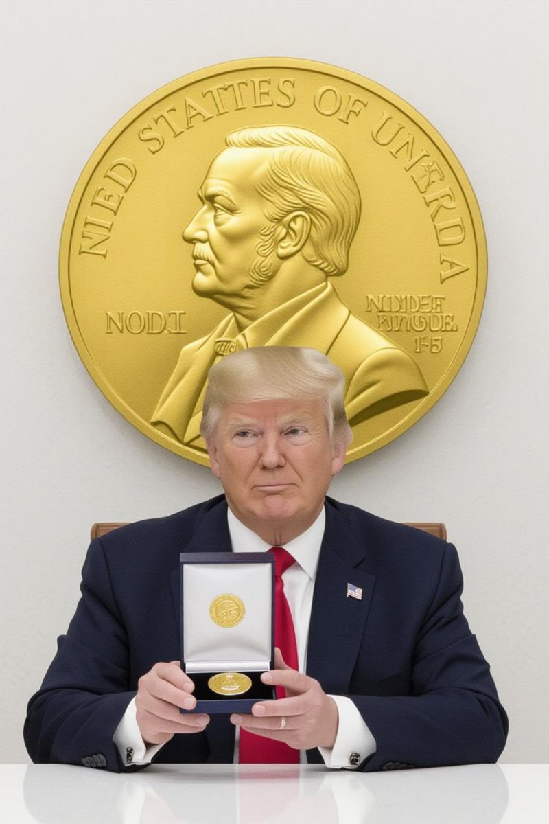 NOBEL PRIZE FOR A MAN OF PEACE

Trump is blessed