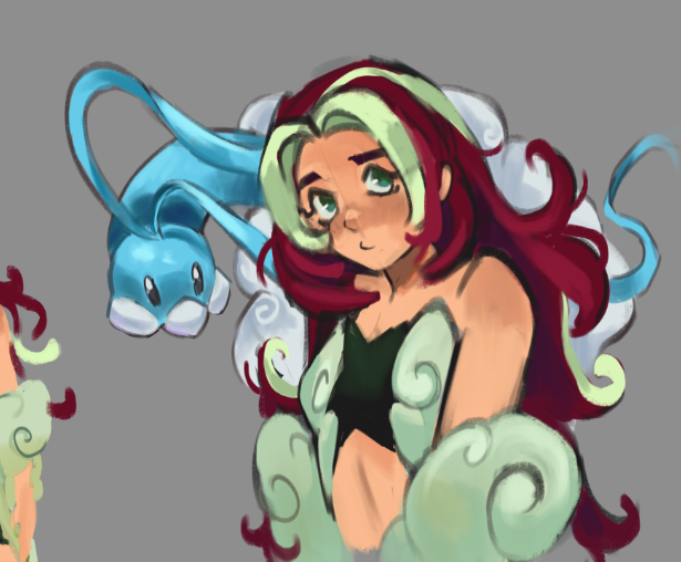 aesalily's tweet photo. my friends and i have been making gymleader sonas ... here's mine her name is Seleri and she specializes in grass + flying types :) https://t.co/SmnzXmTU16