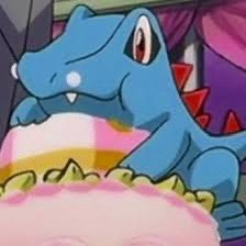 Totodile loves cake