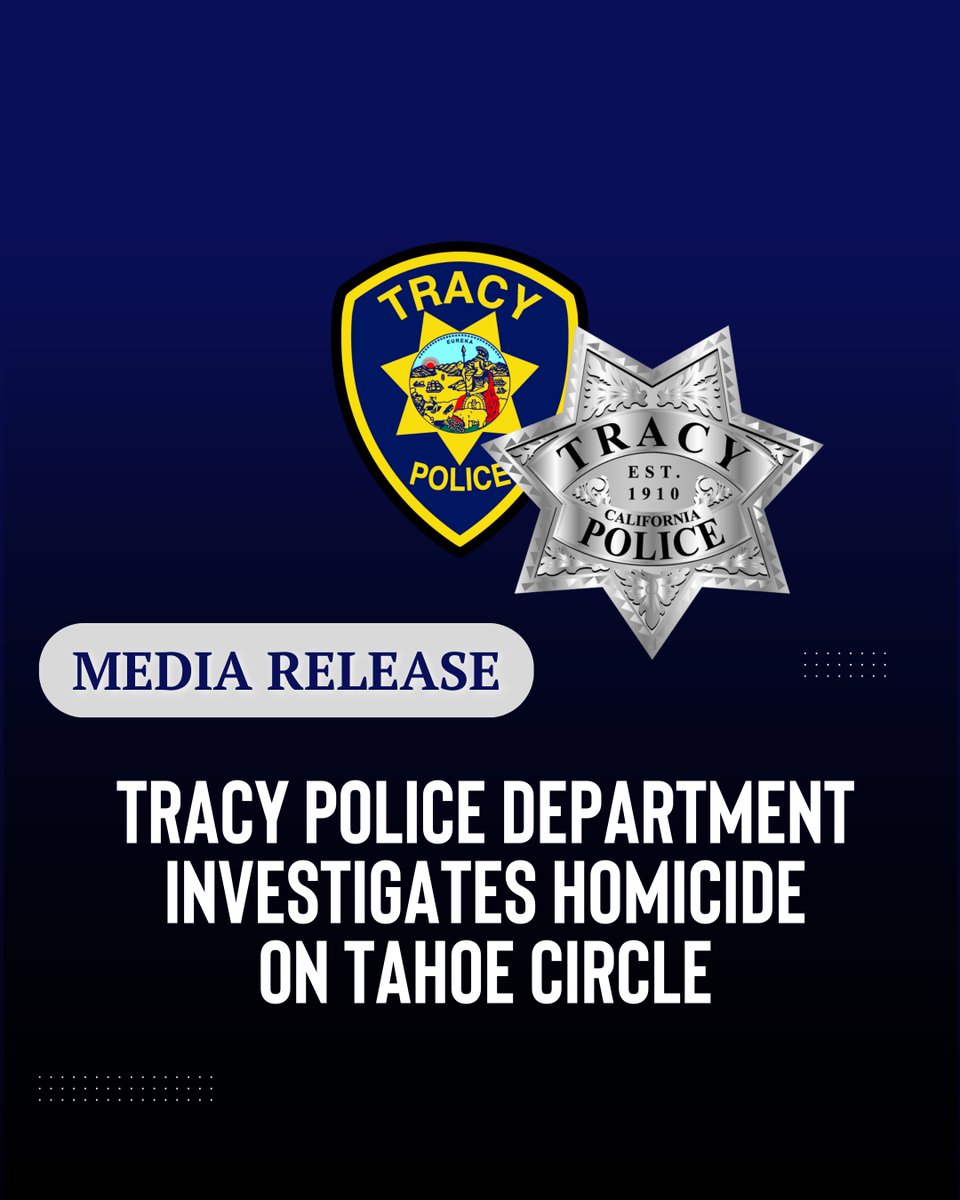 Tracy Police Department tweet media
