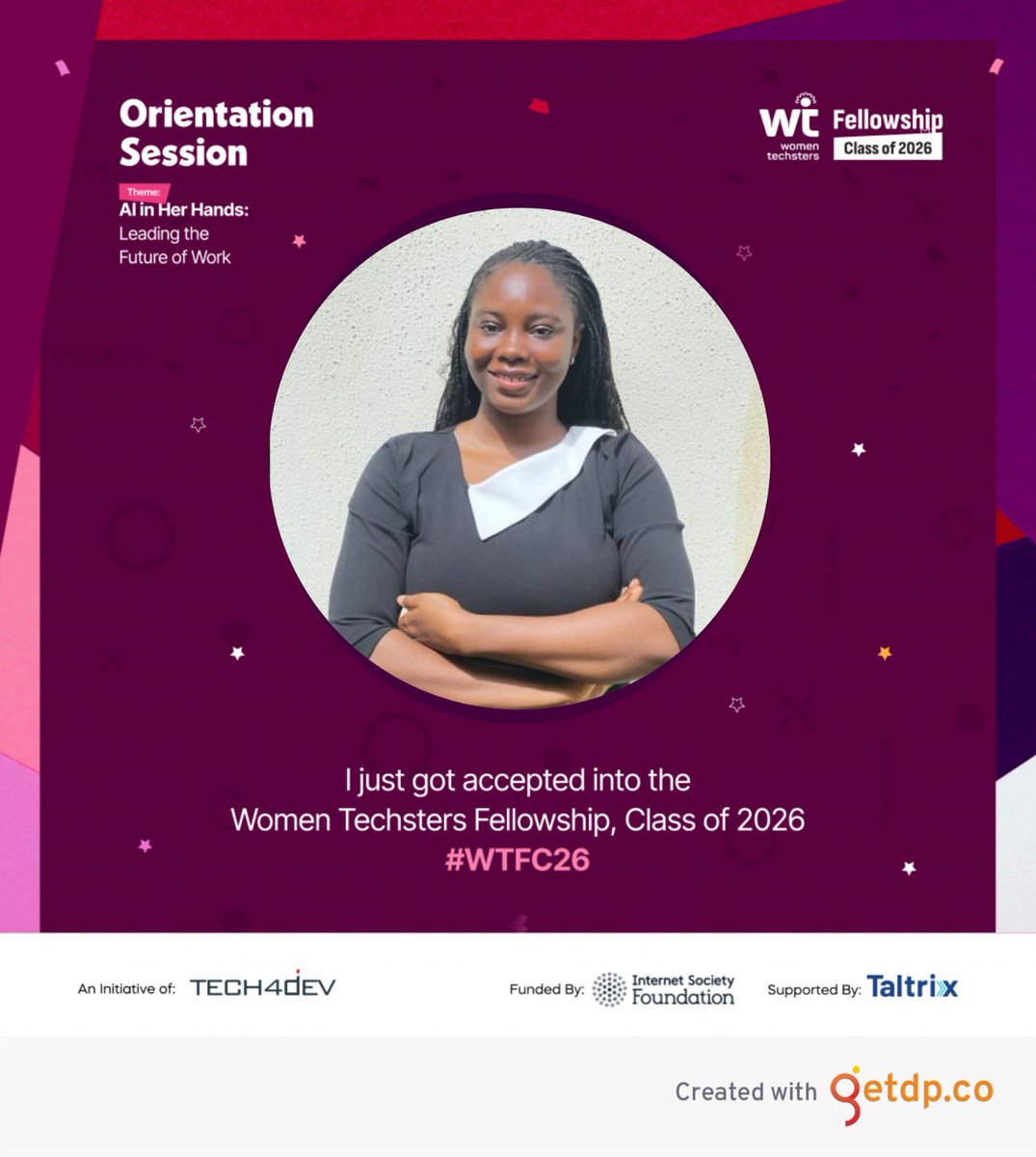 goldy_child's tweet photo. Today reminded me that success isn’t a solo climb, it’s a ladder built by mentors, peers and those push you to try again.
Grateful to be part of a community that not only believes in my potential but also help unlock it.
#WTFC26 #tech4dev #AIForHer #day2 #WomenInTech https://t.co/QkyVww6MxW