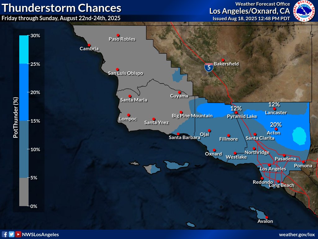 Red Flag Watches have been converted to warnings due to a combination of hot weather, low RH &amp; unstable conditions leading fires to grow large quickly. Lighting can also cause fire starts. Report any smoke to authorities &amp; save work that could create sparks to a safer day. #cawx