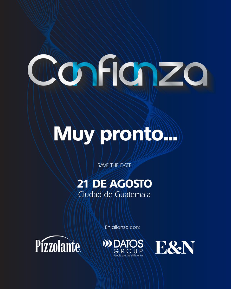 Muy pronto líderes, empresas y marcas se darán cita en el evento hashtag#Confianza2025 para conocer los resultados más recientes del estudio que mide la confianza en Centroamérica.
 
Un esfuerzo de <a href="/Revista_EyN/">Estrategia&Negocios</a>, <a href="/DatosGroup/">DatosGroup</a> y PIZZOLANTE.
 
#Confianza2025 #ValorDeLaConfianza