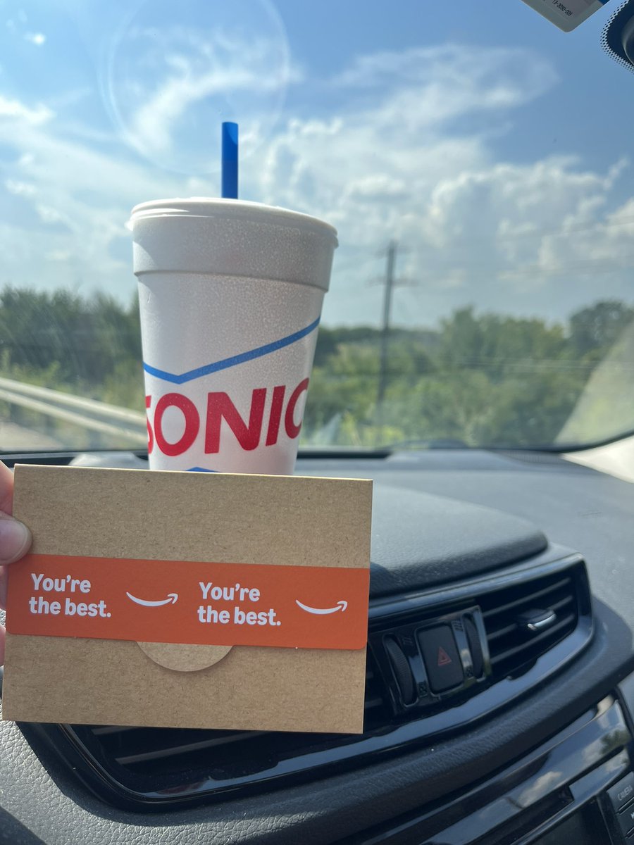 Thank you Sonic for always supporting teachers! <a href="/sonicdrivein/">Sonic Drive-In</a> #DESisBEST