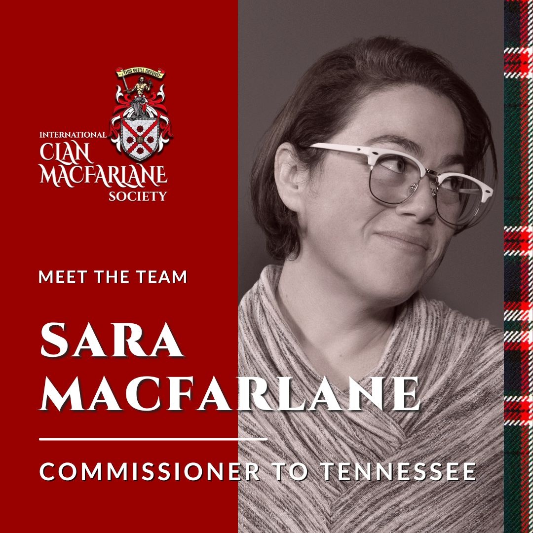 Meet Sara 🌿 | Our Tennessee Commissioner
For the past year, she’s been a fantastic addition to the team — bringing energy, passion &amp; a true “can do” attitude. 💪🏴

Read her story 👉 macfarlane.org/blog/clan-news…

#ClanMacFarlane #ScottishHeritage #HighlandGames