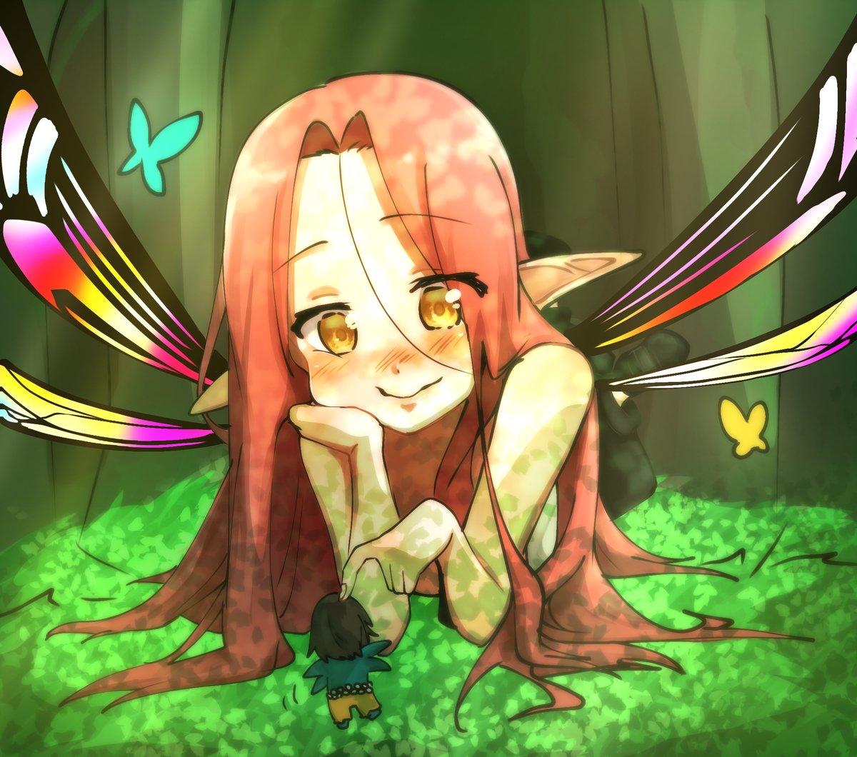 Another day in boredom. . .

Nobody to visit the fairy's forest. . 

It is a good day.