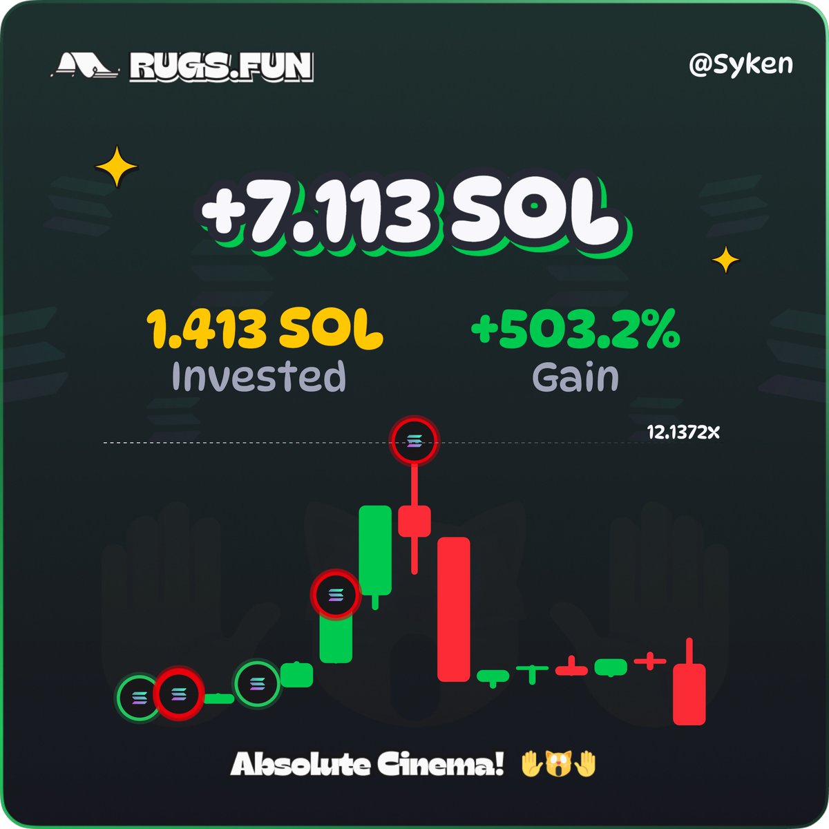 LIVE ON KICK TMRW (5PM UK TIME)

🎁 100$ GIVEAWAY 10 WINNERS + 1 SOL 

KICK: kick.com/syken

Giveaway today sign up  to be eligible 

rugs.fun/?ref=Syken

-tag your frens 
-comment your rugs username
-join stream