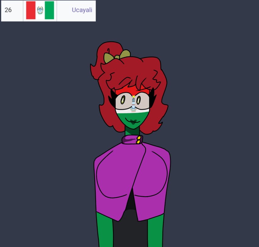 Gadixame's tweet photo. Ucayali, Perú
#Countryhumans
#Departmenthumans
#DepartmenthumansPeru
#DepartmenthumansUcayali https://t.co/IcLfQ5tbCx