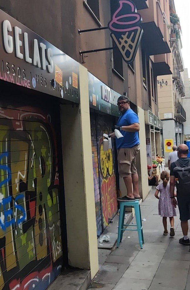 Desde aquí arriba se ven las Falkland?