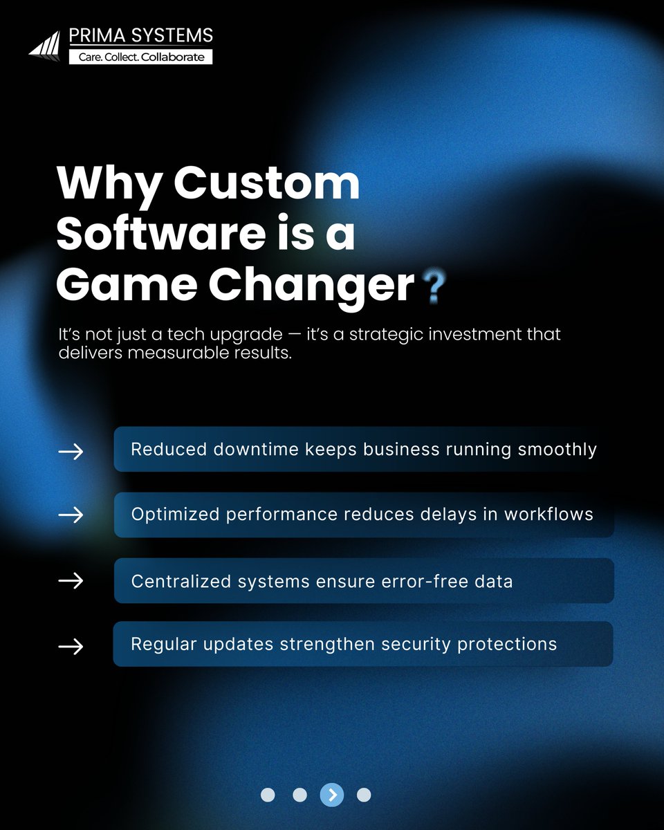 PrimaSystemsllc's tweet photo. Outdated software stalling growth? Level up! Save time/money, reduce errors &amp; downtime.

Let's build together:
📞 +18622712727
🌐 https://t.co/UaY2KNXQIt
✉️ Info@primasystems.net

#SoftwareUpgrade #CustomSoftware #PrimaSystems https://t.co/OK2vGCDeUk