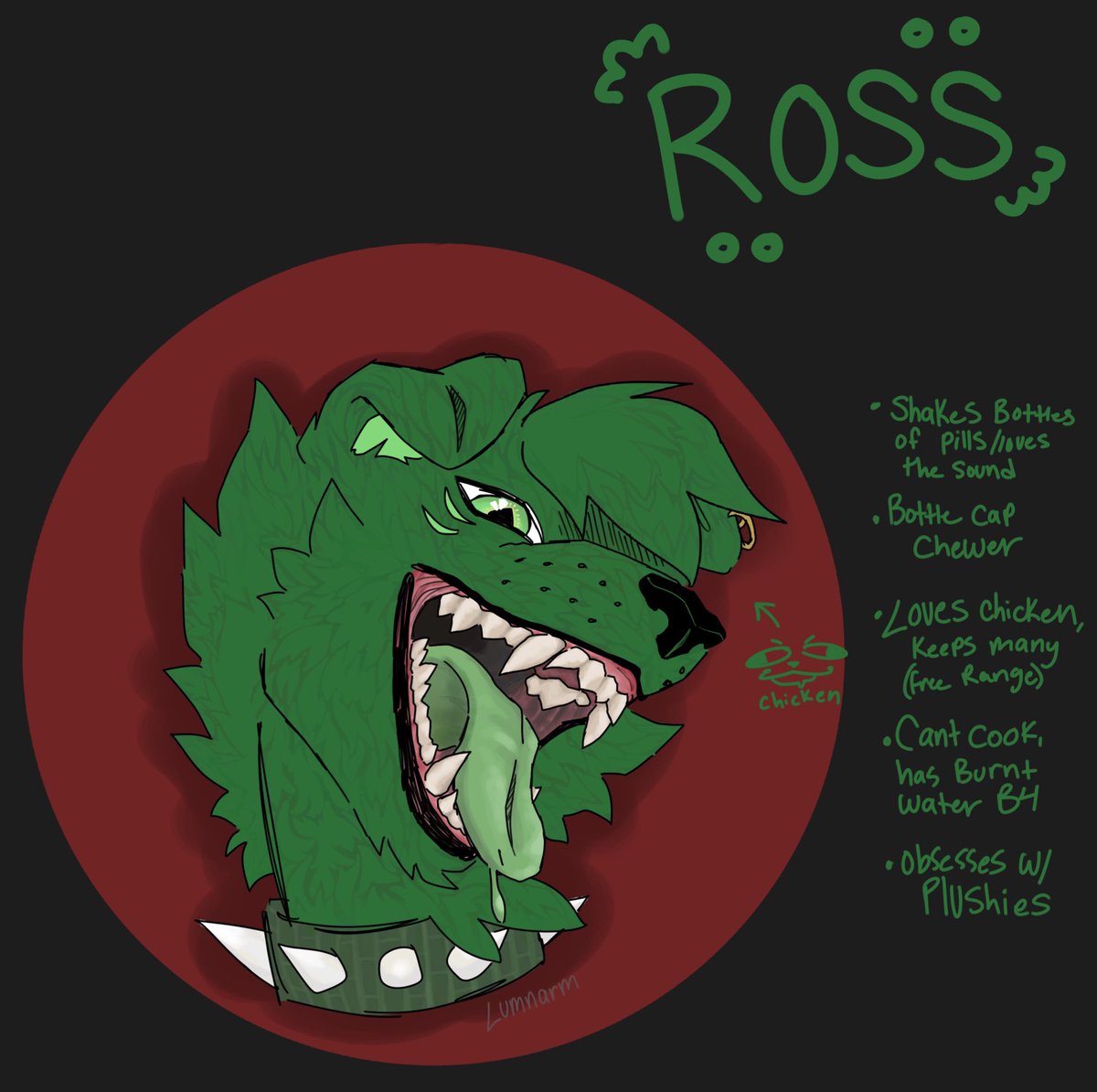 lumnarm's tweet photo. Ross, a new oc I made! my friend helped make some of his personality 
.
.
#anthro #fursona #furry #furryart #anthroart #art #wolf #oc #digitalart https://t.co/3xiVnnV5LM