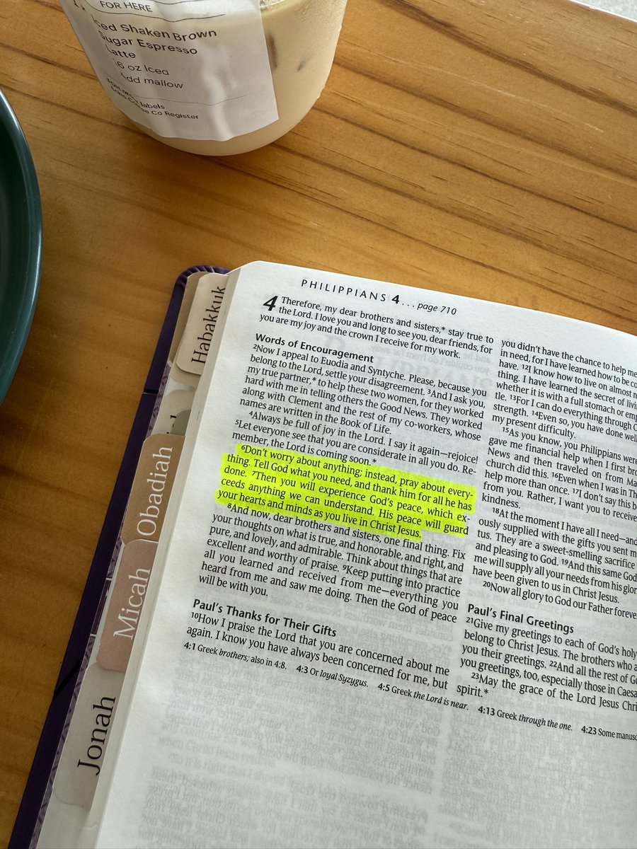 Coffee and Bible reads are my go to 🤍✨
