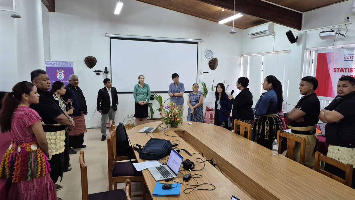 unwomenpacific's tweet photo. #Tonga 🇹🇴 | A step forward for gender &amp; climate- UN Women, Tonga Statistics Department (TSD) &amp; @spc_cps held a national workshop to turn Gender &amp; Environment Survey data into policy—building capacity, sharing global best practices &amp; shaping gender-responsive climate action! https://t.co/AVnnwZrSP3