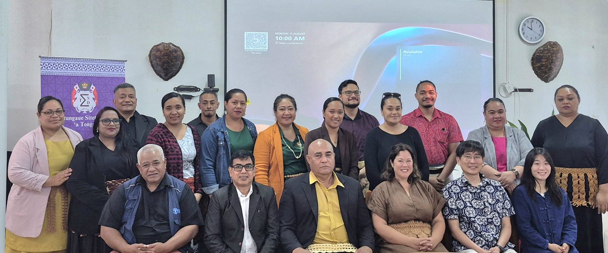unwomenpacific's tweet photo. #Tonga 🇹🇴 | A step forward for gender &amp; climate- UN Women, Tonga Statistics Department (TSD) &amp; @spc_cps held a national workshop to turn Gender &amp; Environment Survey data into policy—building capacity, sharing global best practices &amp; shaping gender-responsive climate action! https://t.co/AVnnwZrSP3