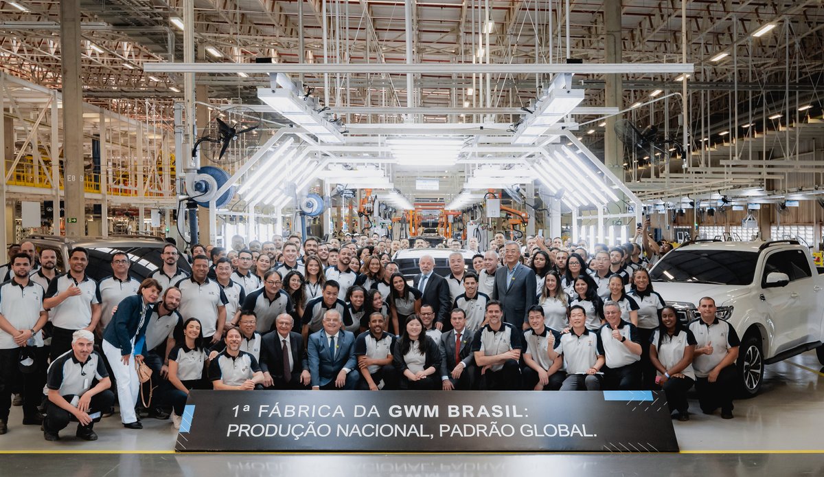 🌎🚗 <a href="/GWMGlobal/">GWM Global</a>  inauguró oficialmente su primera planta de manufactura en Latinoamérica ubicada en  Brasil.
La nueva instalación inicia operaciones con el HAVAL H6 GT y se convierte en un punto estratégico para abastecer al mercado brasileño y exportar hacia México