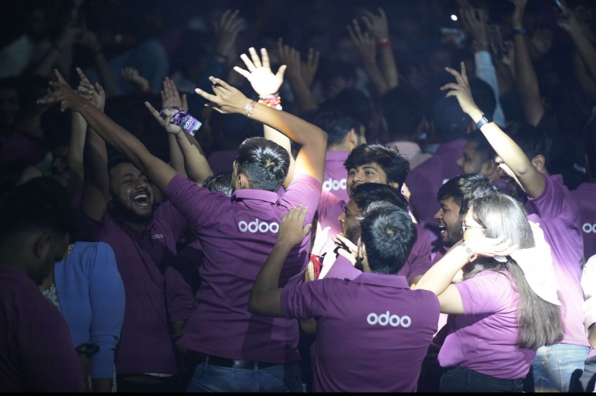 Wow 👀 <a href="/Odoo/">Odoo</a> Community Days India 2025!  25,000+ attendees and 240+ talks. Amazing emerging ecosystem <a href="/fpodoo/">Fabien Pinckaers</a> 

🇮🇳🇮🇳🇮🇳🇮🇳