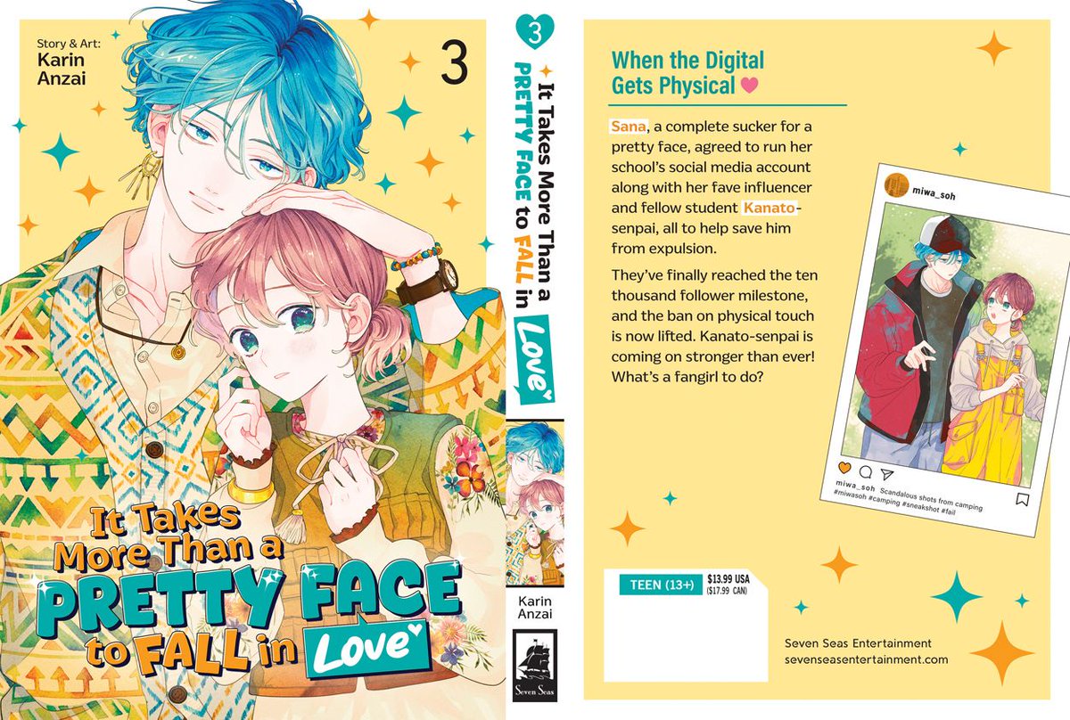 IT TAKES MORE THAN A PRETTY FACE TO FALL IN LOVE Vol. 3

When one girl’s perfect man is at risk of being expelled, she uses his looks to help him stay enrolled—the rom-com manga with a live-action film!

Out today in print/digital! See RETAILERS section:
sevenseasentertainment.com/books/it-takes…